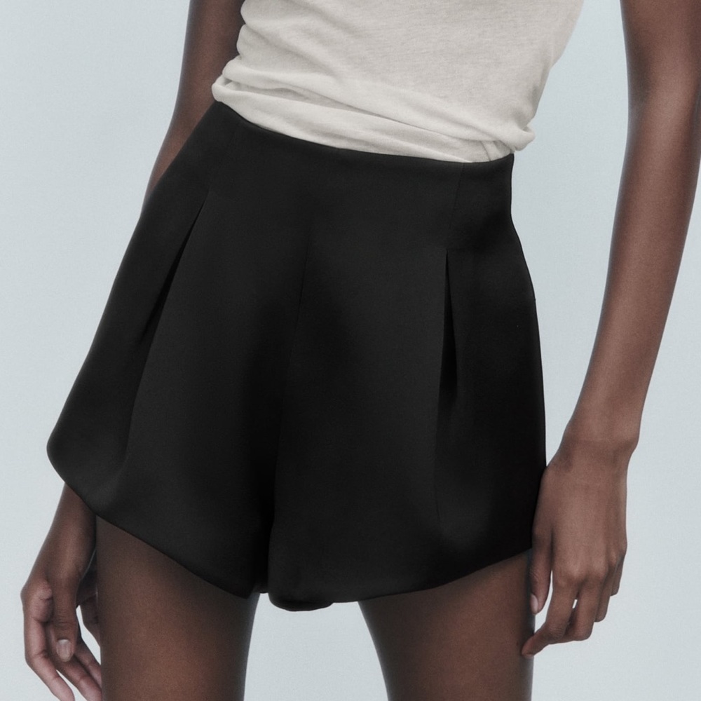 Zara Black Women's Shorts